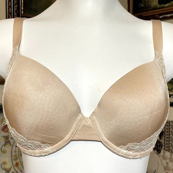 Wacoal Beige Opulence Contour Lightly Padded Underwire Bra 853112 - Picture 1 of 9